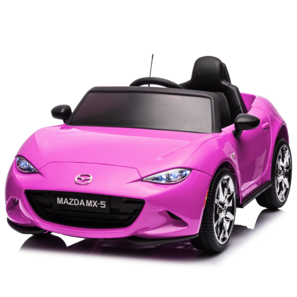 Mazda MX-5 Licenced Ride on Car w/Remote Control & Bluetooth Music (12V)
