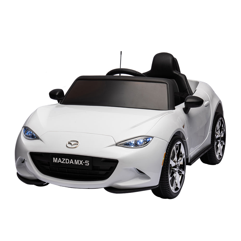 Mazda MX-5 Licenced Ride on Car w/Remote Control & Bluetooth Music (12V)