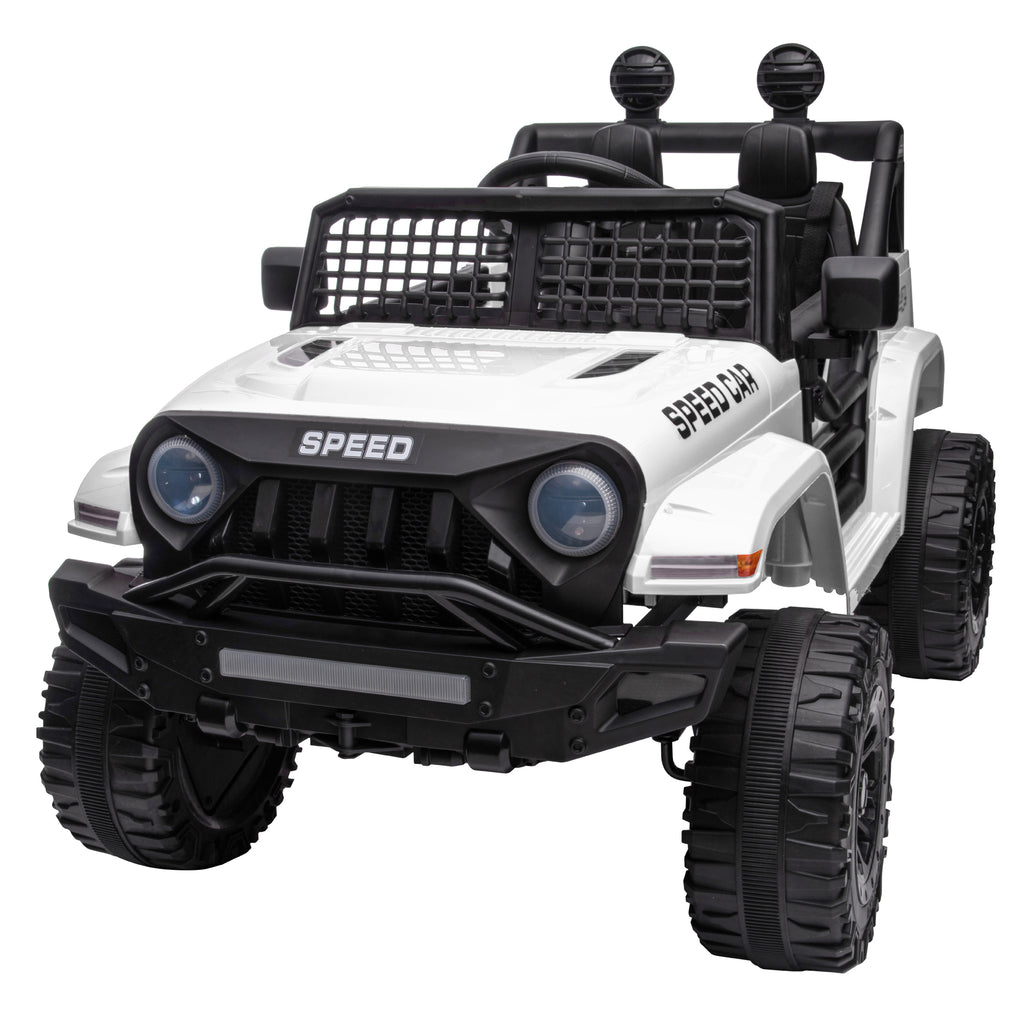 BKIRNP Kids Electric Ride On Truck 12V Power Battery Car w/ Remote Control MP3 Bluetooth Music