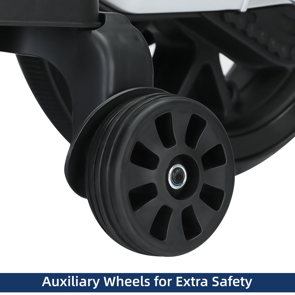 Kids Electric Motorcycle with Long Battery Life, Aprilia Licensed Motorcycle with EVA & Training Wheels, Large Seat 3-5 Years (12V)