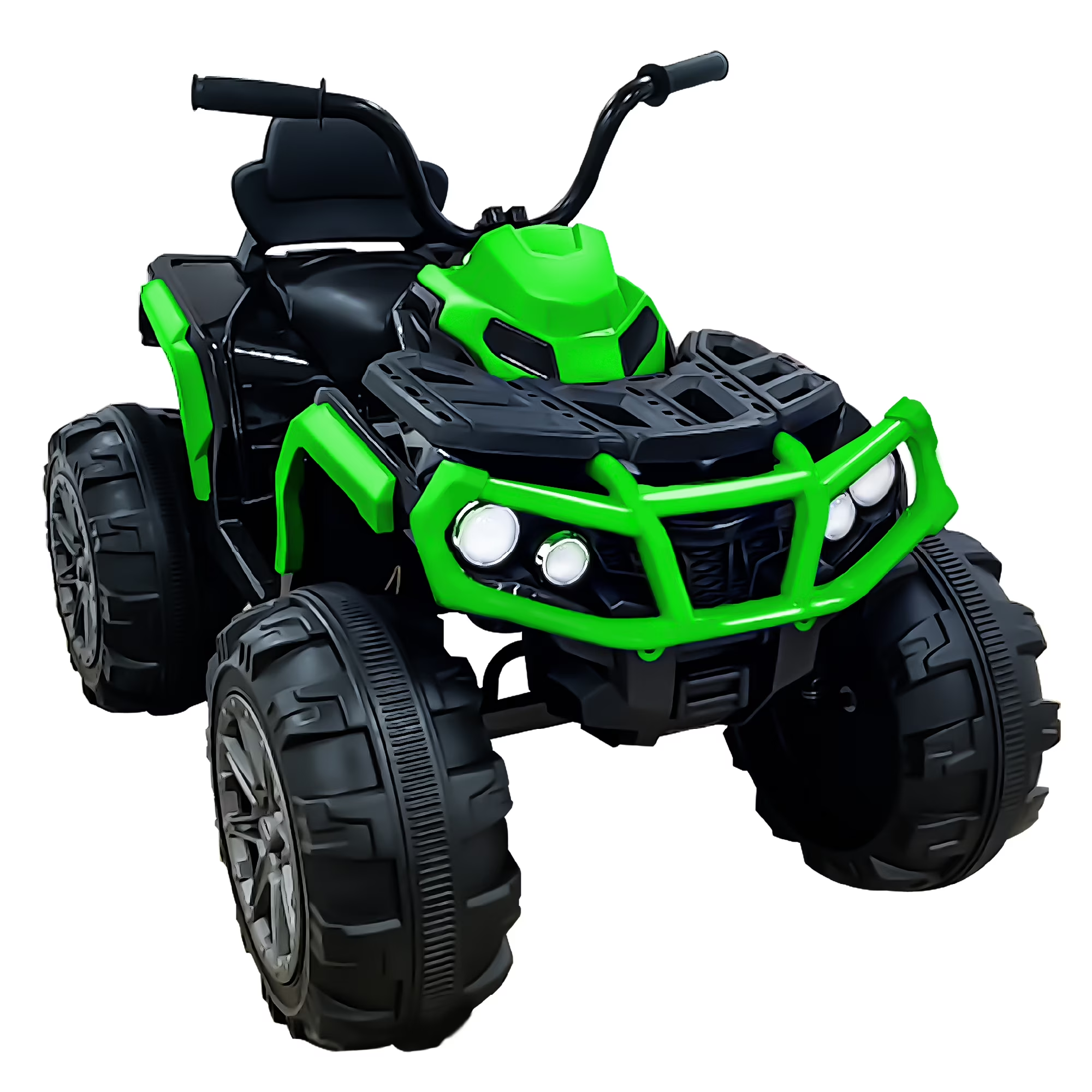 BKIRNP Pink 24V Kids Ride-On ATV Off-Road Quad Car 5mph Electric Car with 2 Speeds and Bluetooth Music