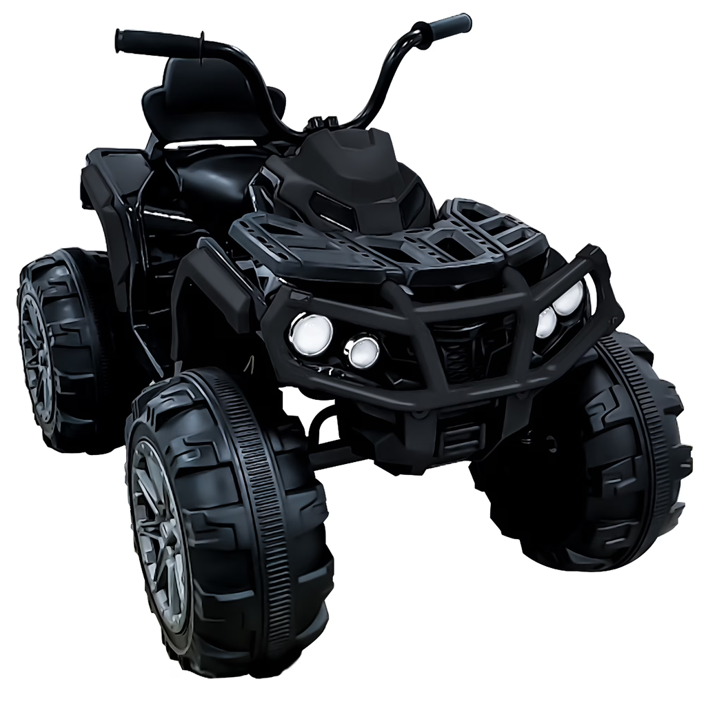 BKIRNP Pink 24V Kids Ride-On ATV Off-Road Quad Car 5mph Electric Car with 2 Speeds and Bluetooth Music