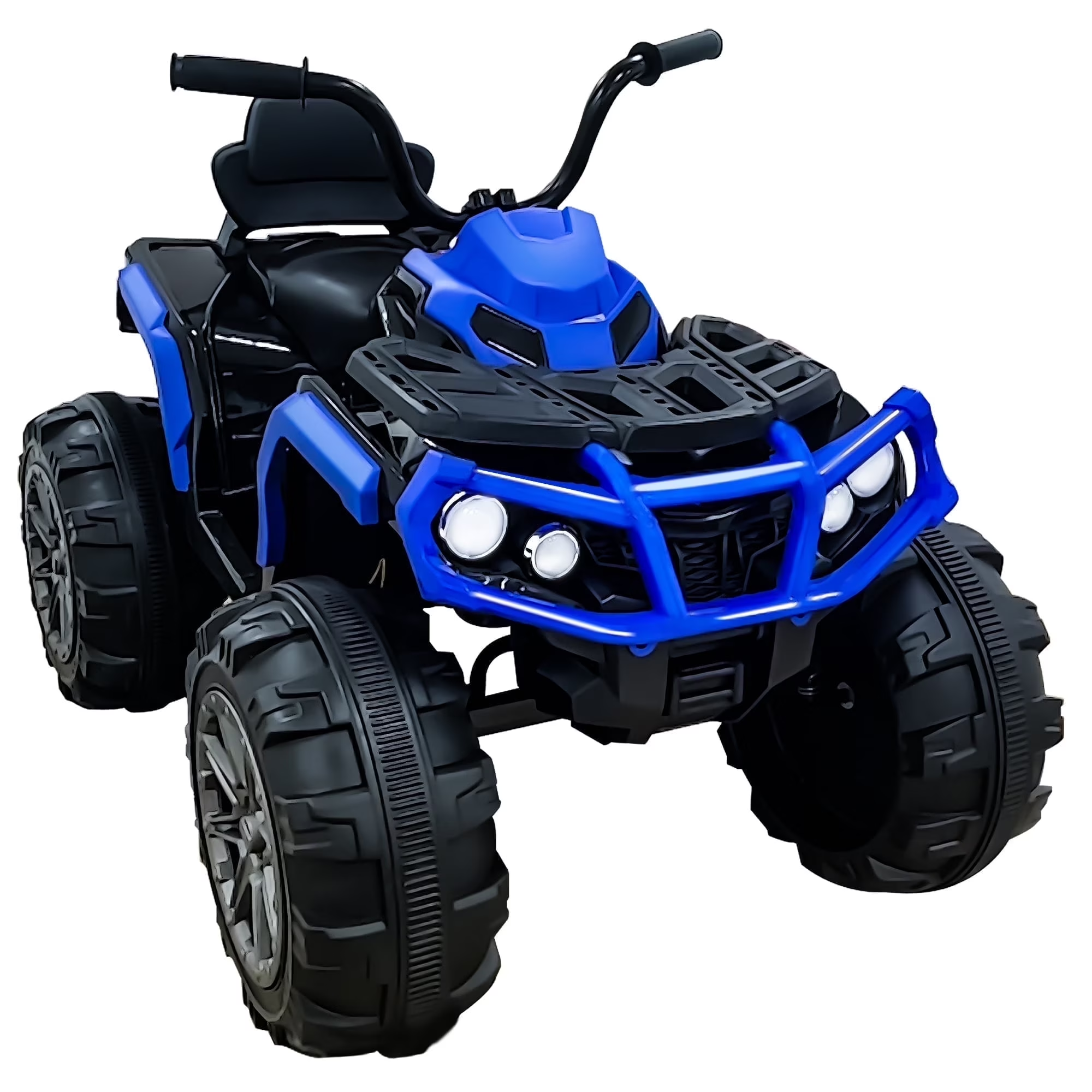 BKIRNP Pink 24V Kids Ride-On ATV Off-Road Quad Car 5mph Electric Car with 2 Speeds and Bluetooth Music